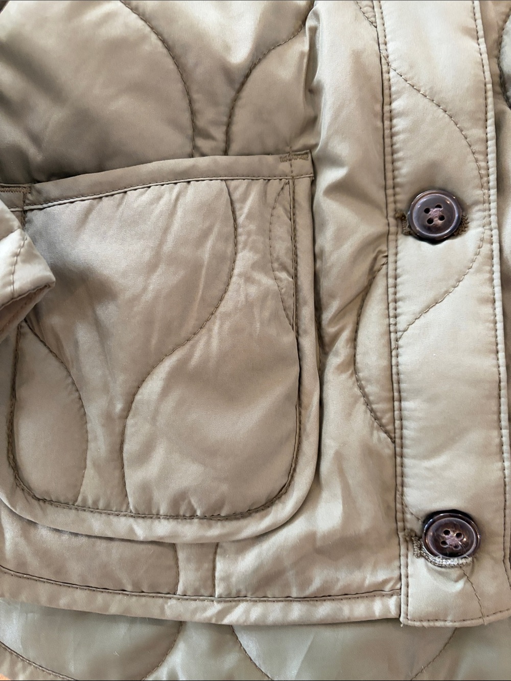 Kids Quilted Shacket Jacket - Picture 4 of 4